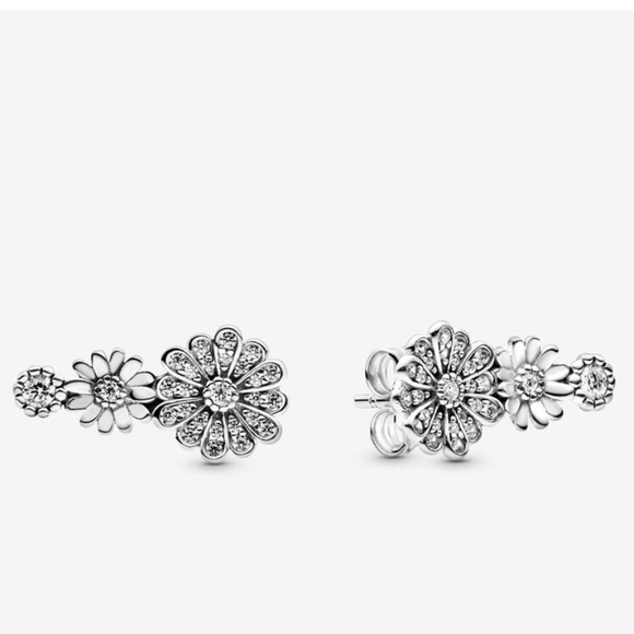 Pandora Jewelry - Sparkling Daisy Flower Trio Stud Earrings